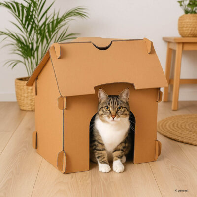 Katzenhaus Pappe